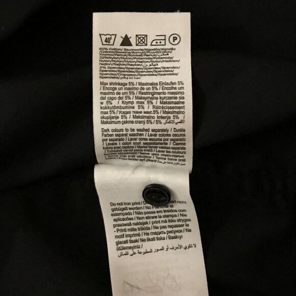 Jack & Jones Rain Shirt L/S Core Black Dress Shirt Men’s M - Picture 8 of 10